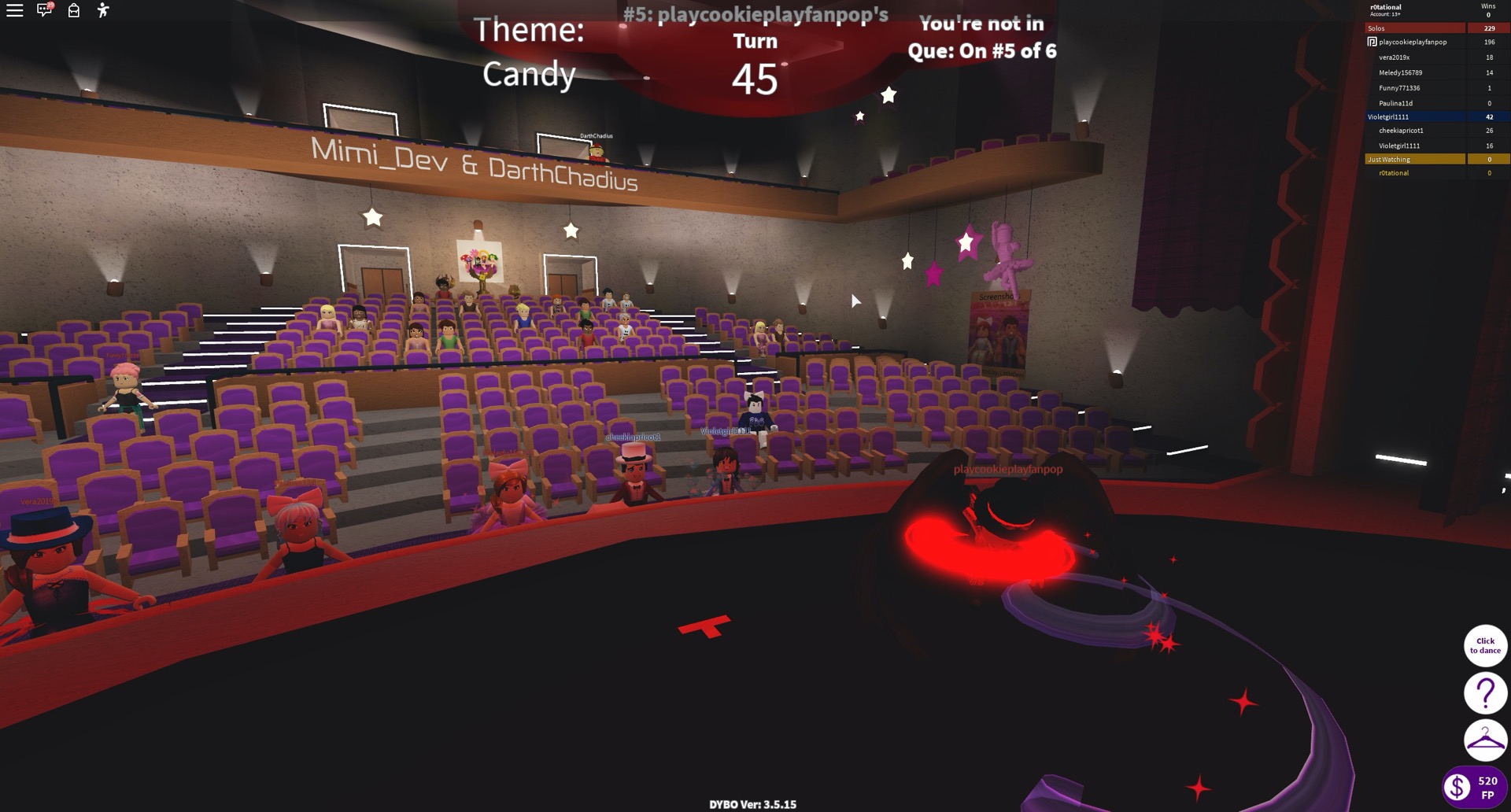 dance off roblox script