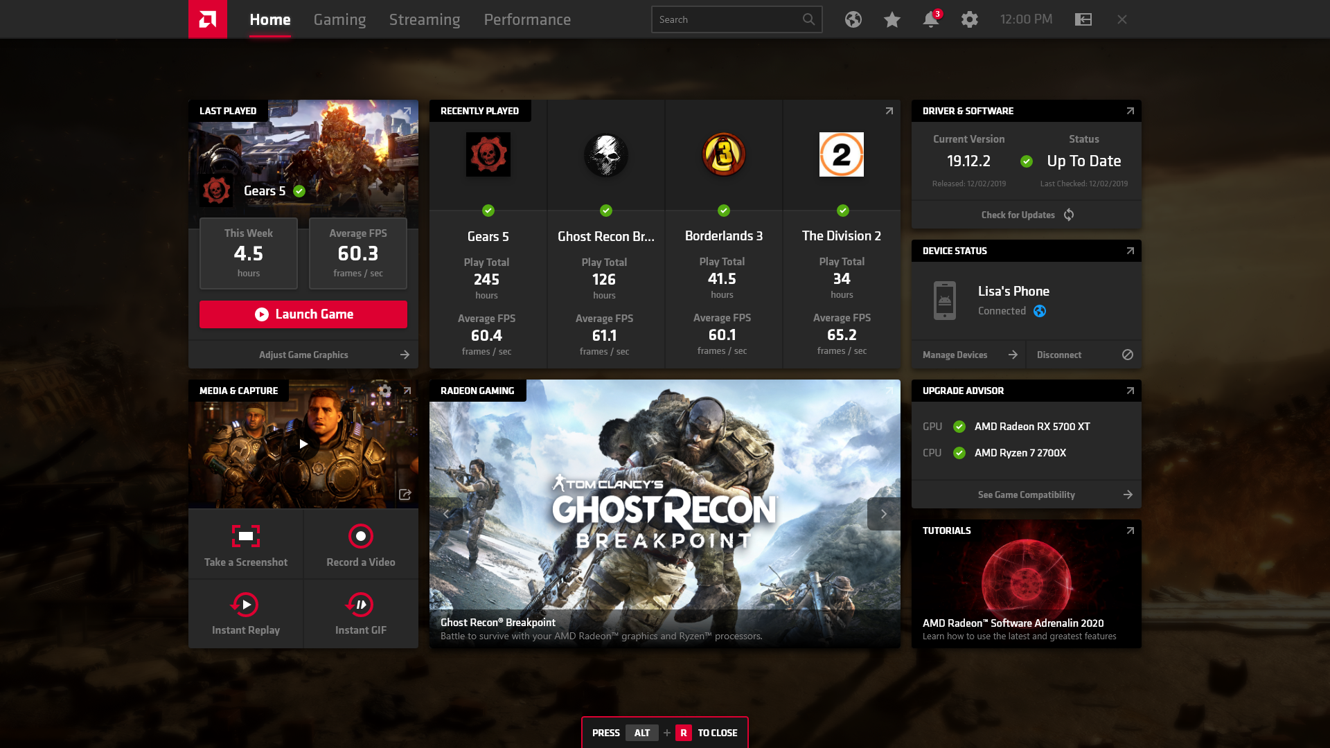 Amd S Adrenalin Update Wants To Be Your All In One Game Launcher Rock Paper Shotgun