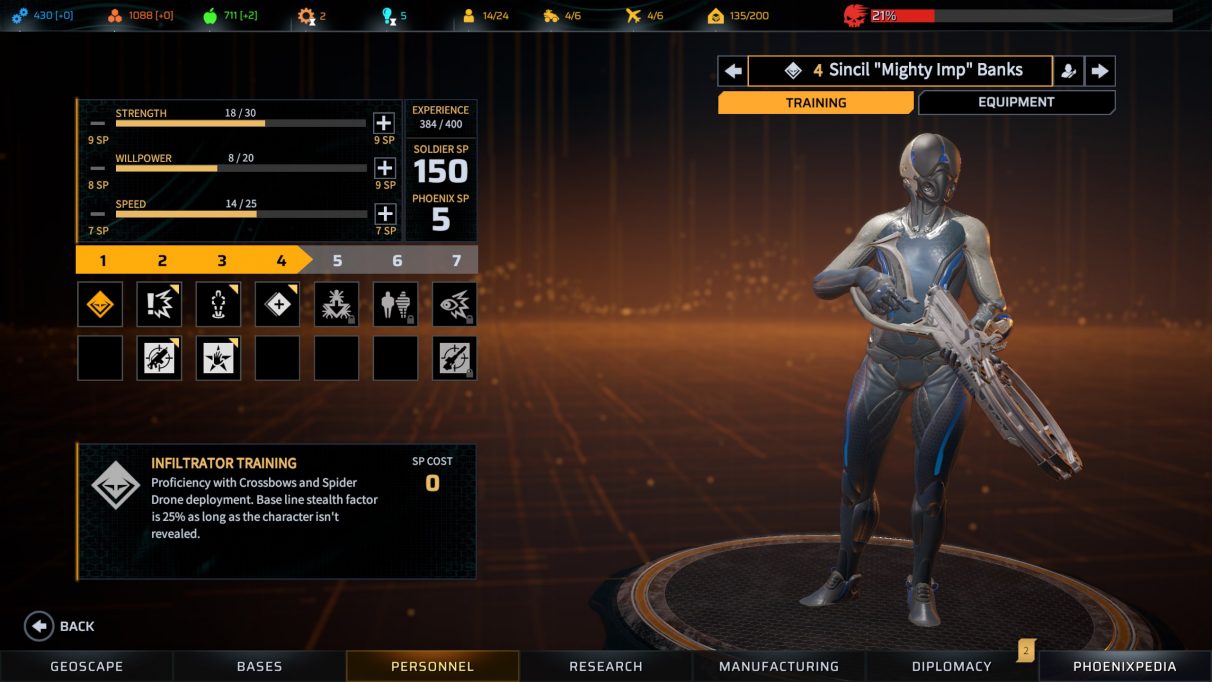 Phoenix Point Classes all 7 Soldier Classes and Skills defined