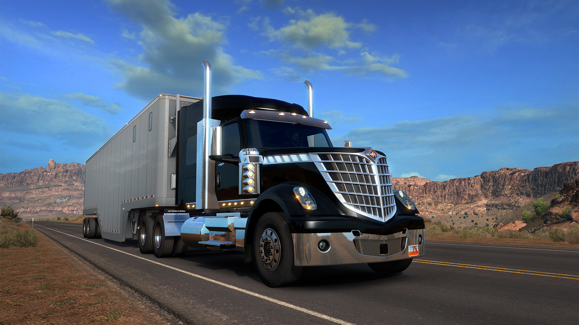 American truck 2. Американ трак. АТС Американ трак симулятор. Грузовик International ATS 2. American Truck Simulator грузовик w.