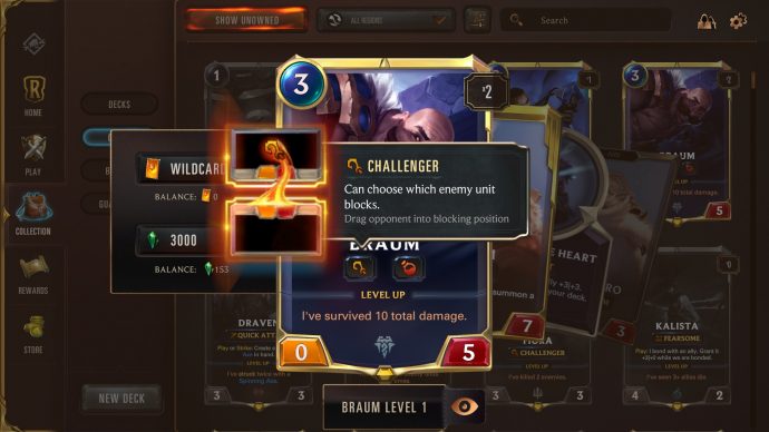 Runeterra keyword Challenger