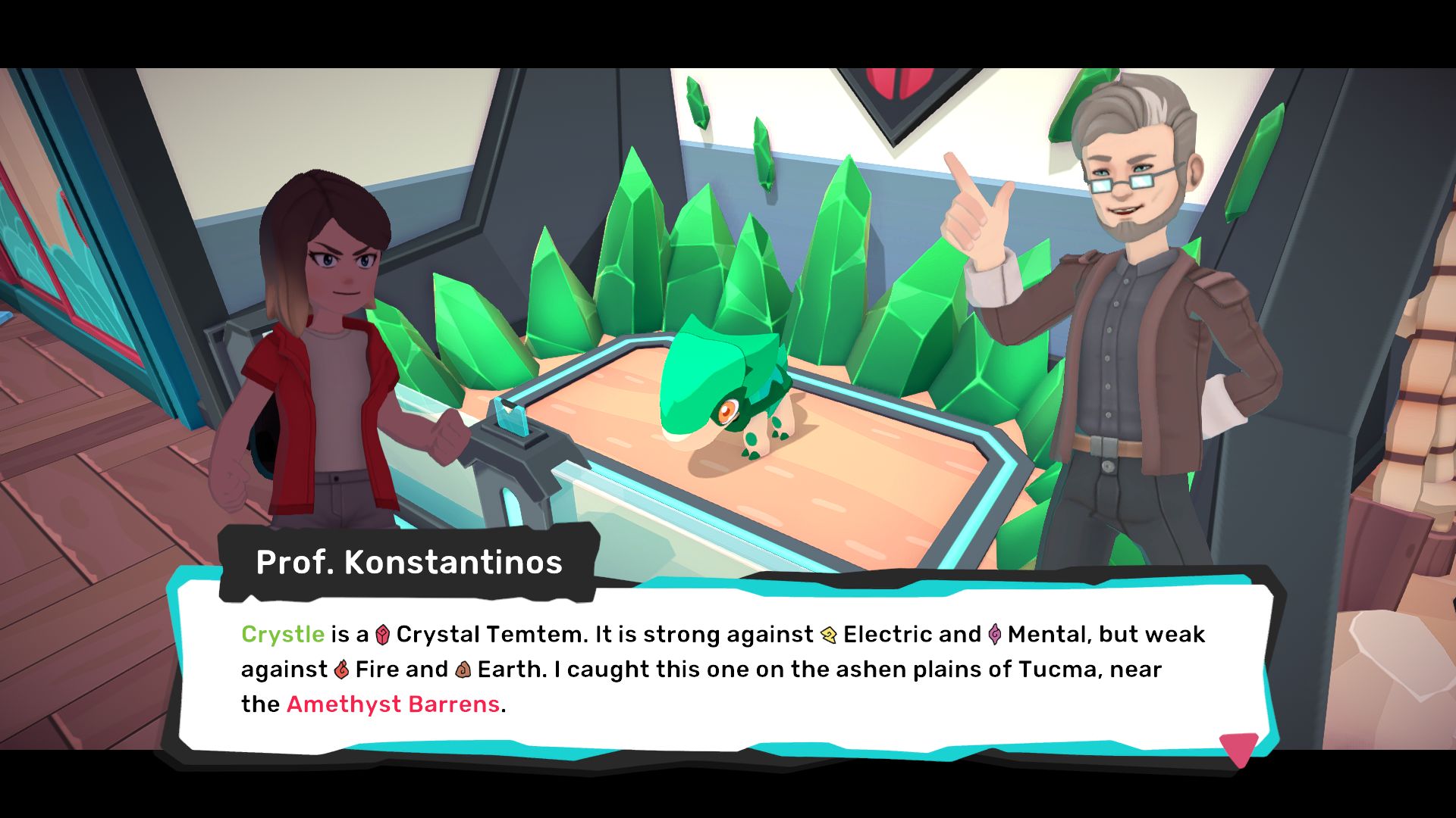 Temtem carries on a proud Pok mon tradition by having a hot professor - 78