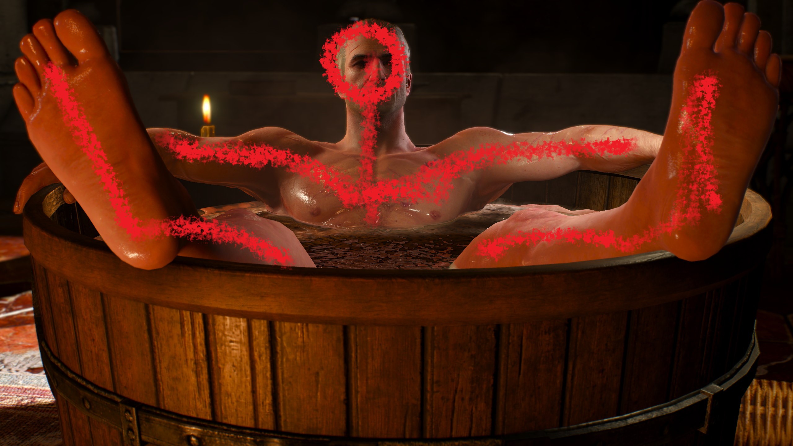 Exclusive  The Witcher TV show s bathtub Geralt vs  The Witcher 3 s bathtub Geralt  Which bath is best  - 68