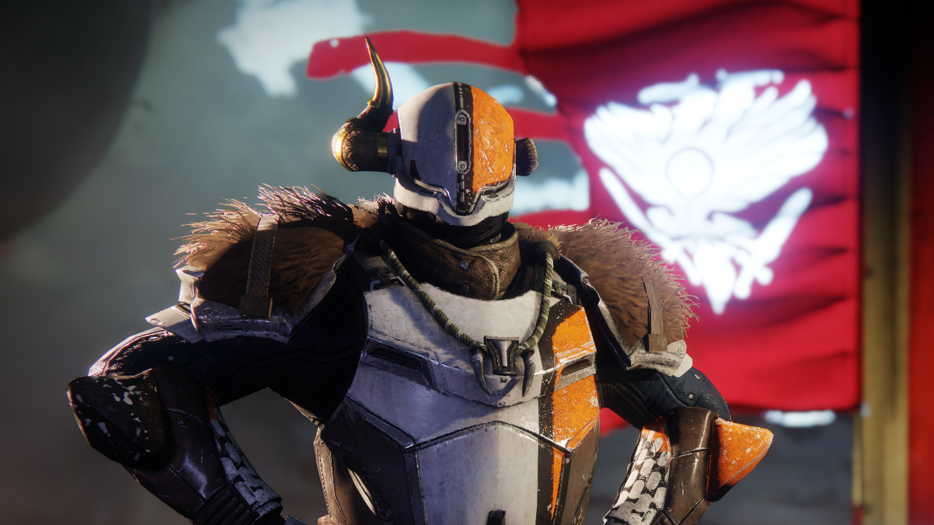 Lord Shaxx in a Destiny 2 screenshot. 