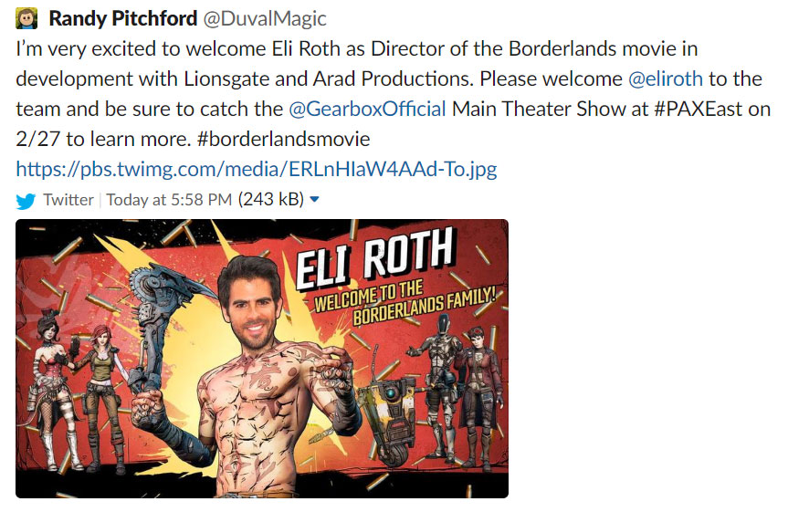 The Borderlands film just got itself a director - 33