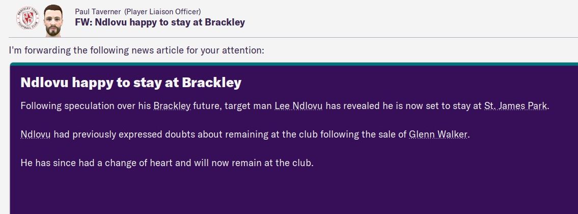 My Football Manager game unravelled because I said no to one player - 46