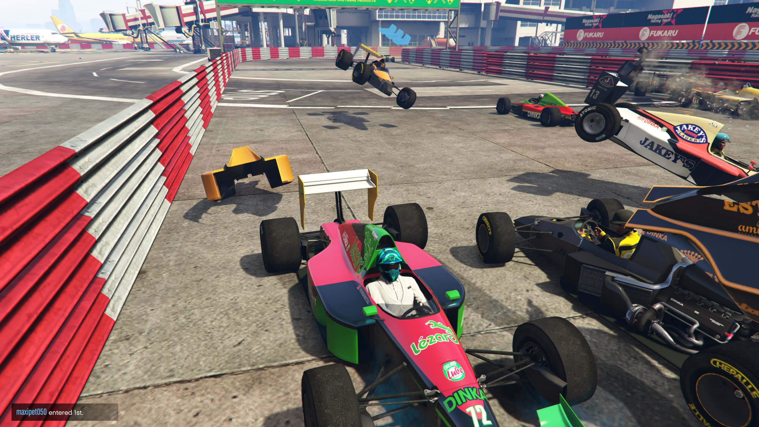 GTA Online has added Formula One races and its a bloodbath Rock Paper Shotgun