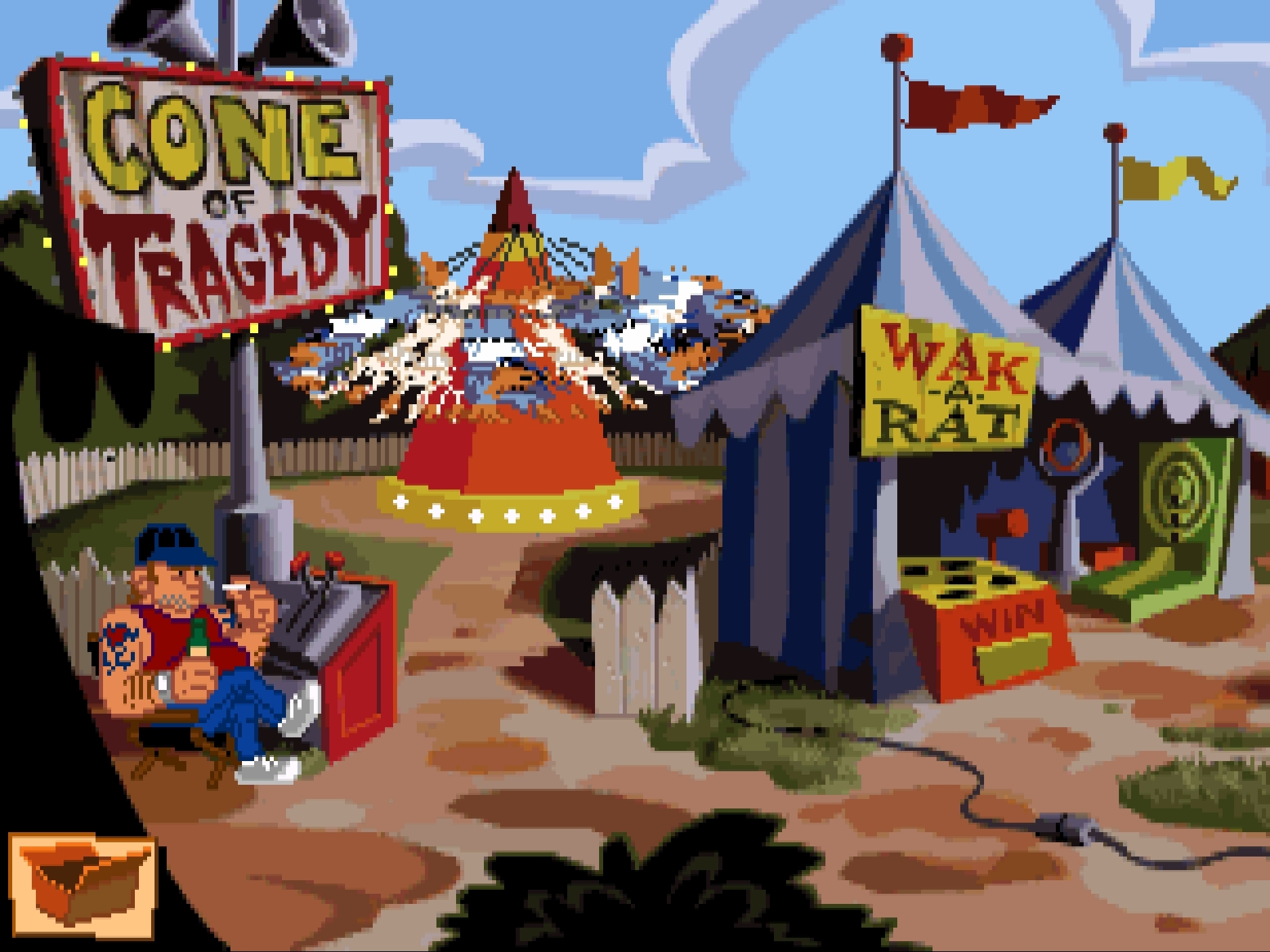 Hit the road. Sam and Max Hit the Road Remastered. Hit the Road игра. Сэм и Макс Hit the Road игра. LAKEVIN игра.