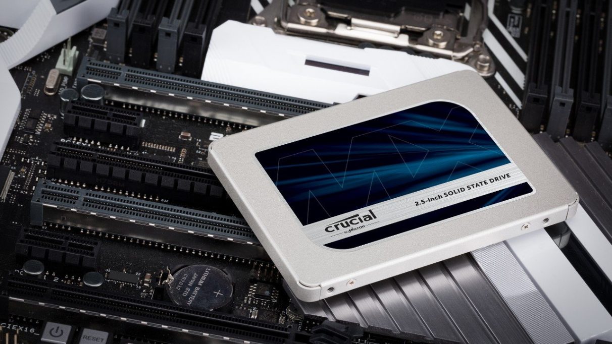 Установка ssd crucial mx500