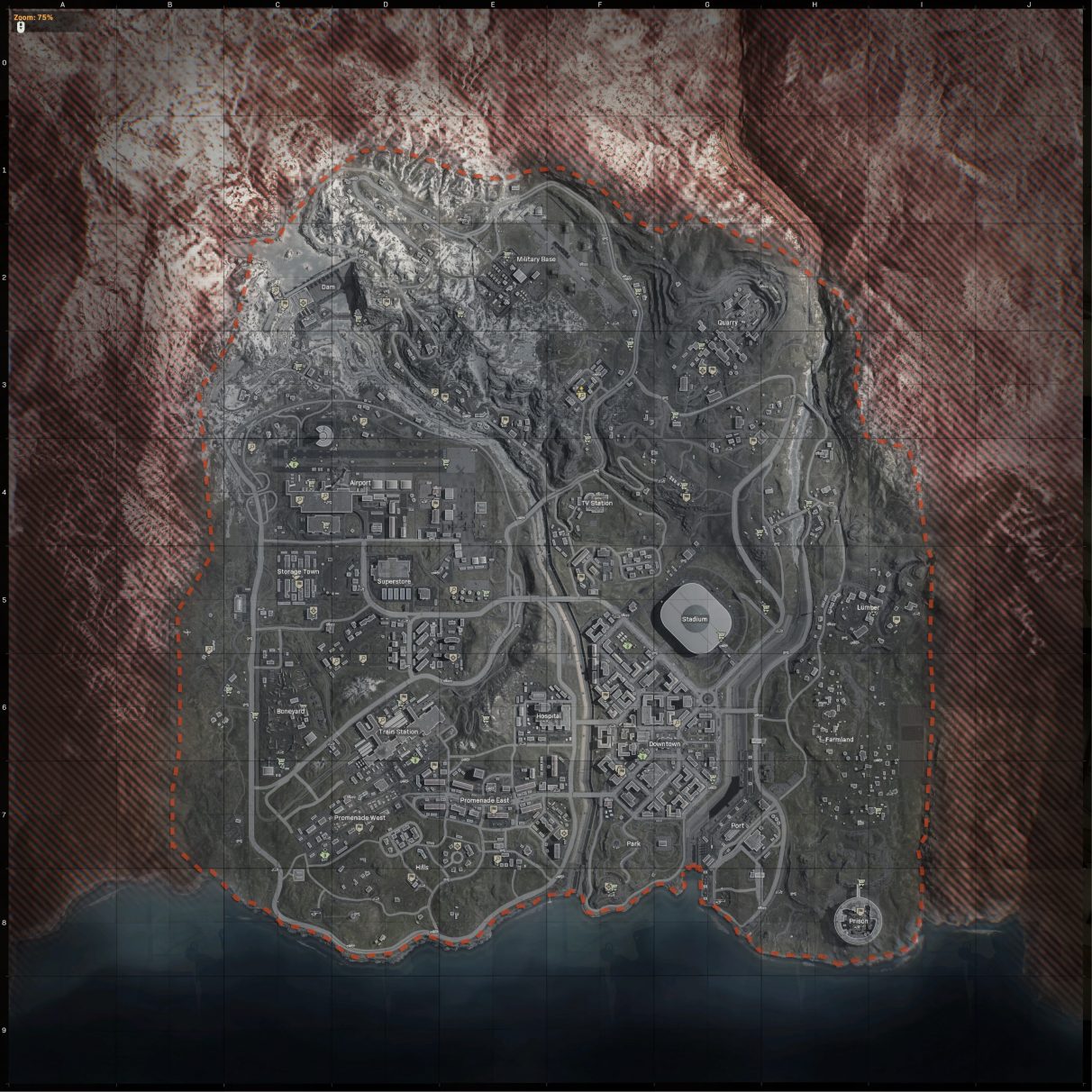 Verdansk is the Warzone map, and it's one of the largest maps we've ever seen in a Battle Royale.