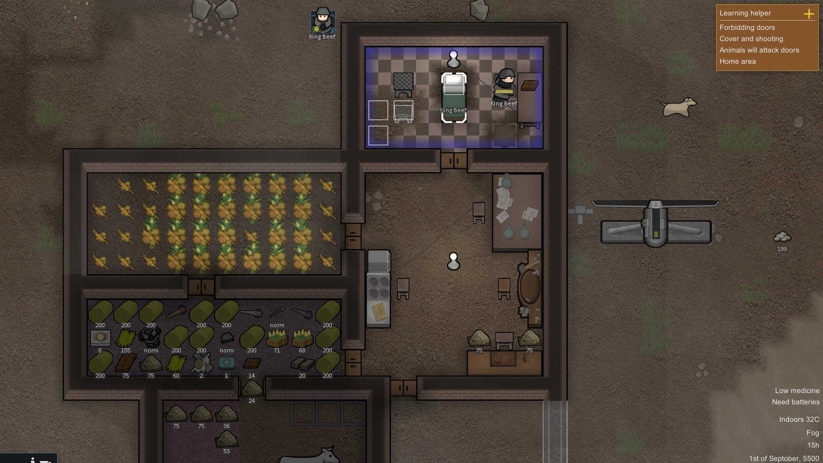 rimworld how long does toxic fallout last