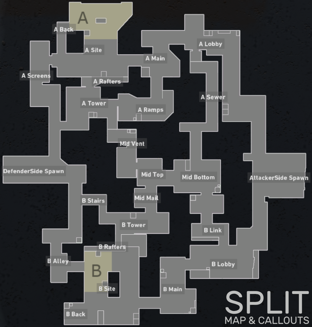 Split 101: Everything You Need To Know - Valorant Map Guide