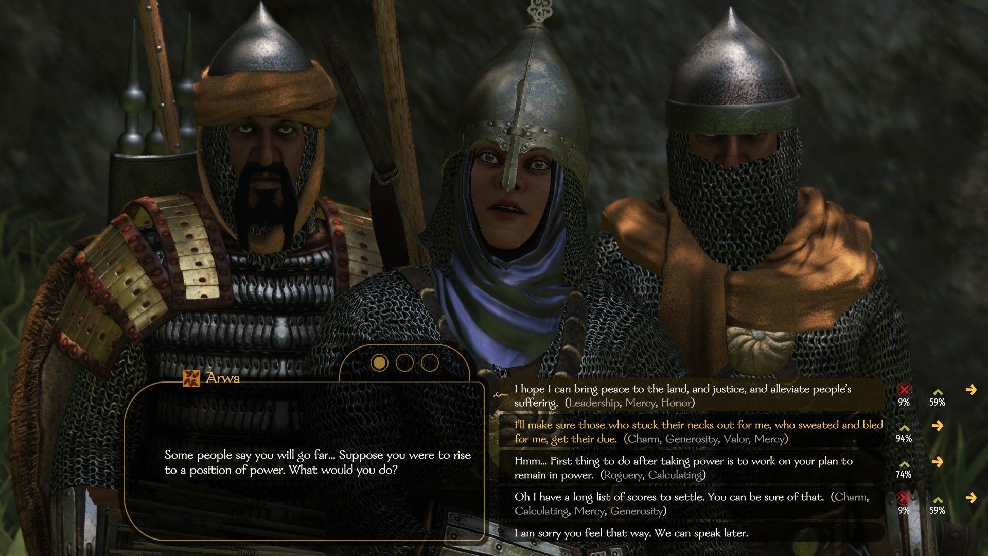 mount and blade bannerlord traits