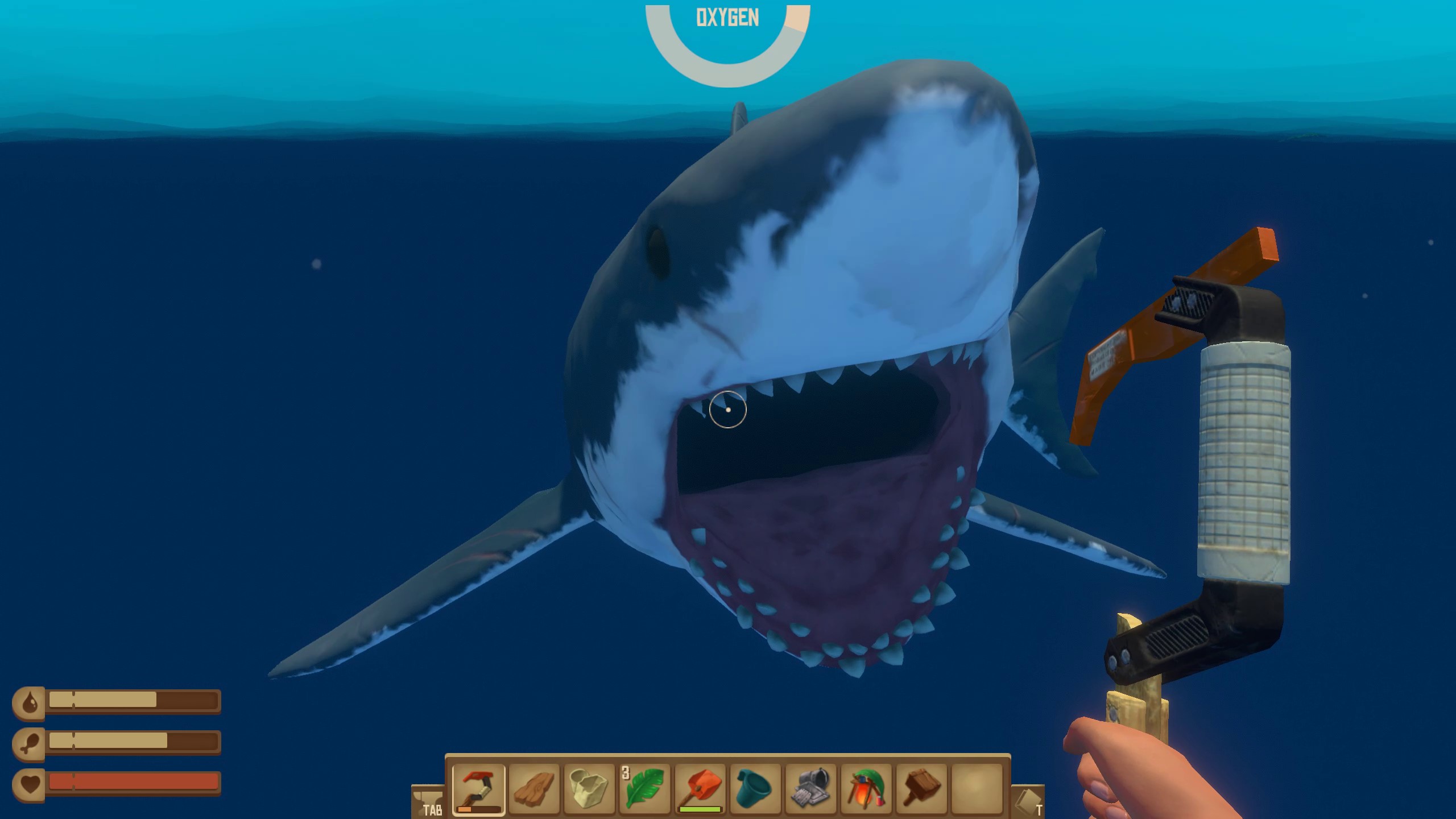 shark raft survival game