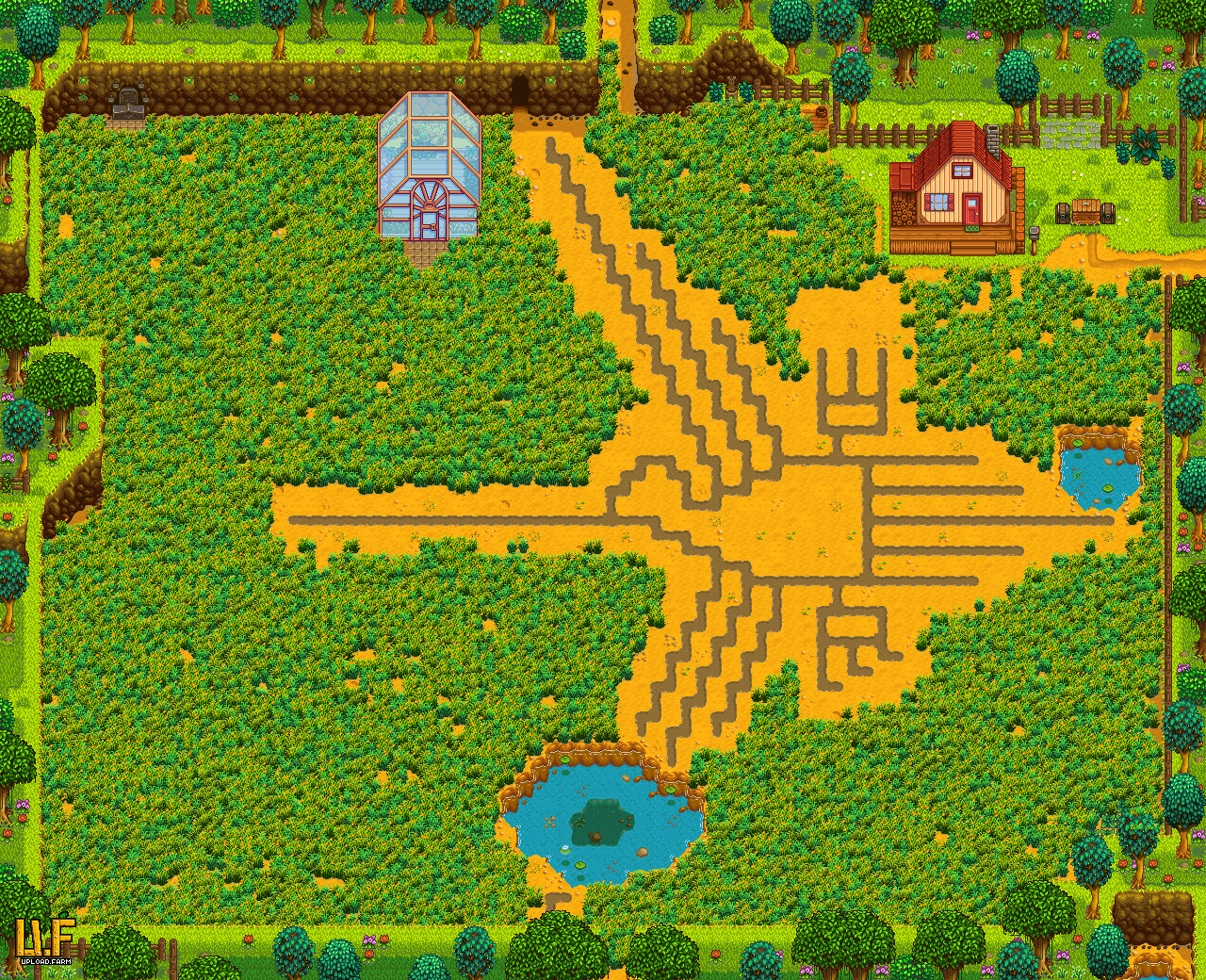 Farmer recreates Nazca Lines in Stardew Valley, has my enduring respect