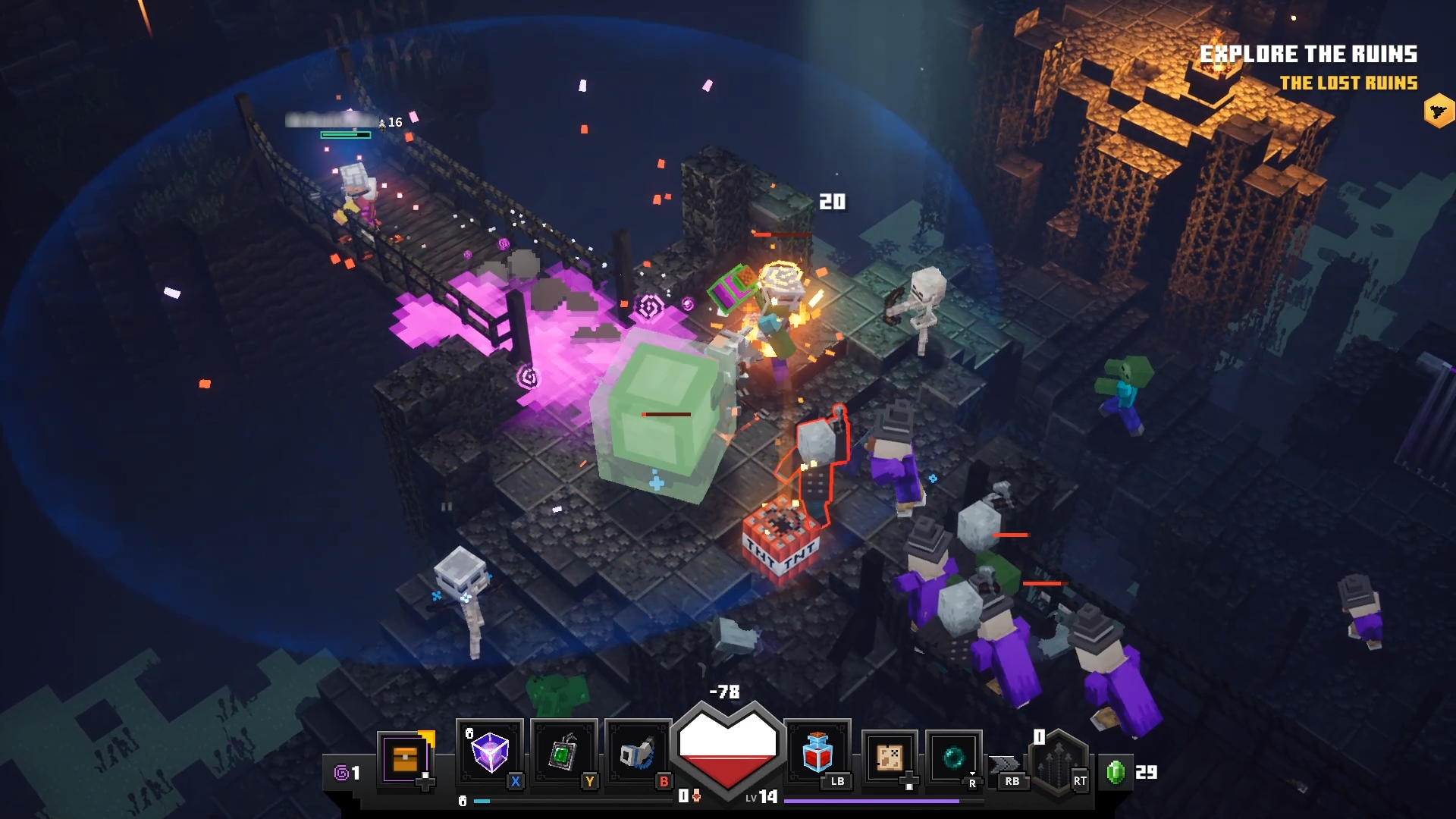 Review Minecraft Dungeons