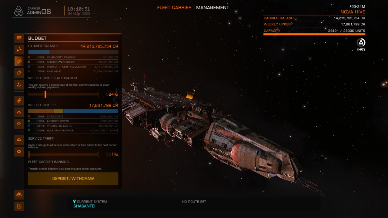 Updated Fleet Carrier Prices : r/EliteDangerous