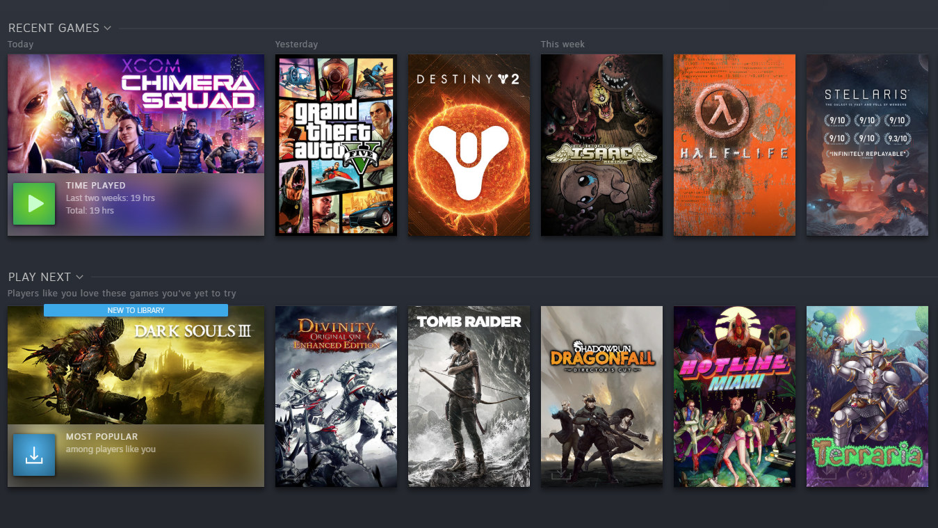 Steam now recommends which games you should play next - 37