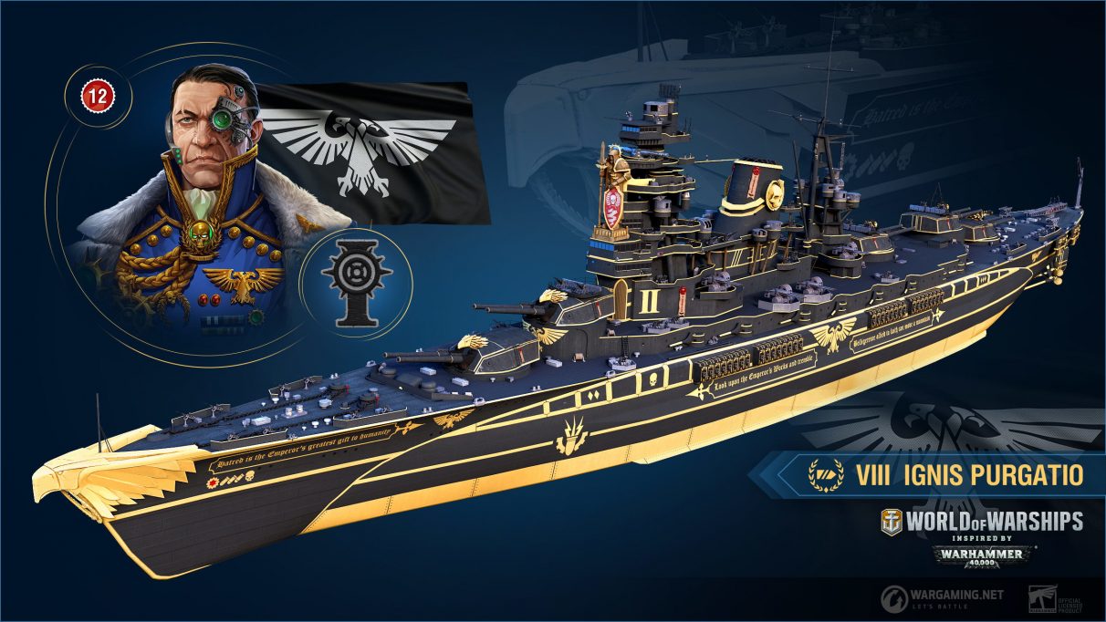 World of Warships is getting Warhammer 40K skins - 99