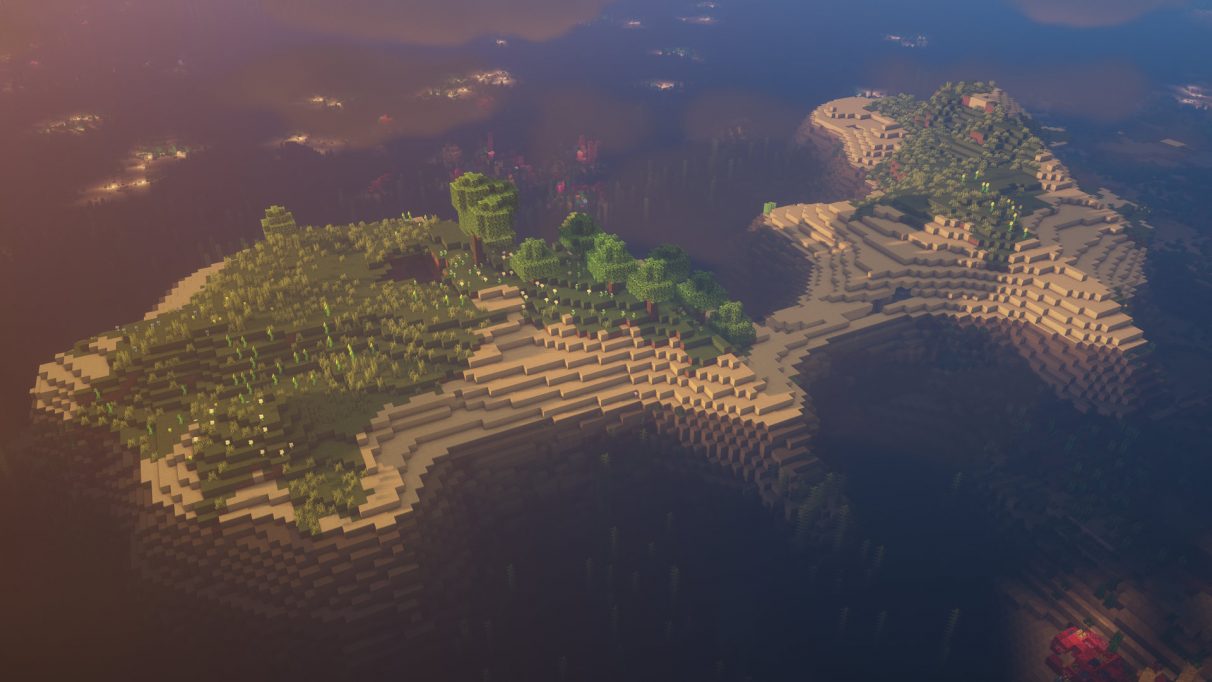 Best Minecraft Seeds 1.16 - Island & Mesa