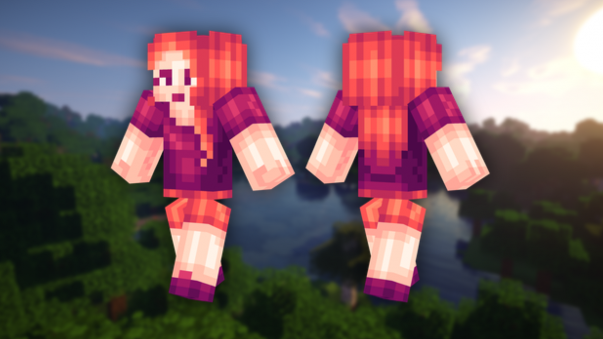 Plum Girl - Cute Minecraft skins