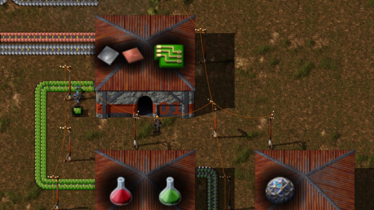 Screenshot taken from the Factorissimo2 page on the Factorio Mod Portal.