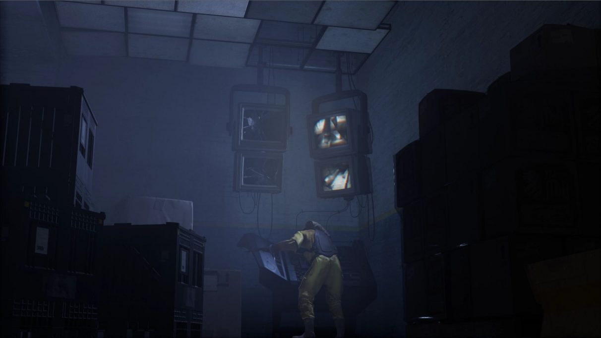 A screenshot showing Jeff in Deep Inside, a mod for Half-Life: Alyx.