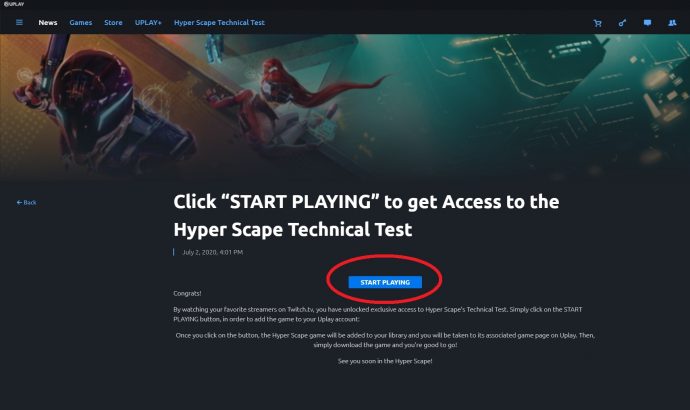 hyper scape activation code