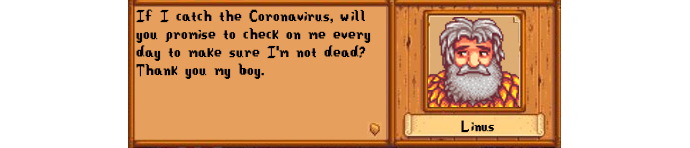 Stardew Valley S Coronavirus Mod Finds Darkish Comedy Within The Pandemic