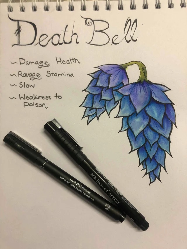 A Skyrim fan is drawing its alchemy ingredients - 8