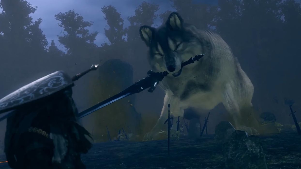 dog with sword dark souls