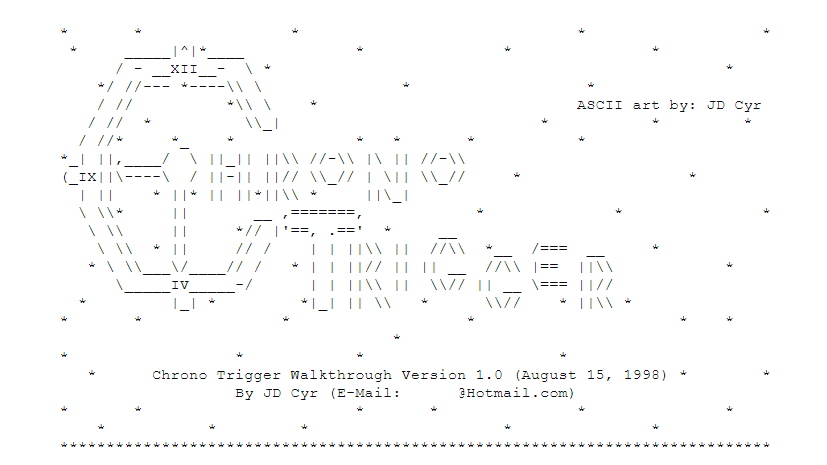 Remember how great ASCII art used to be in game guides  - 36