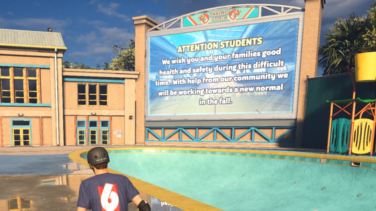 One of Tony Hawk s Pro Skater s empty schools is still closed for the pandemic - 5