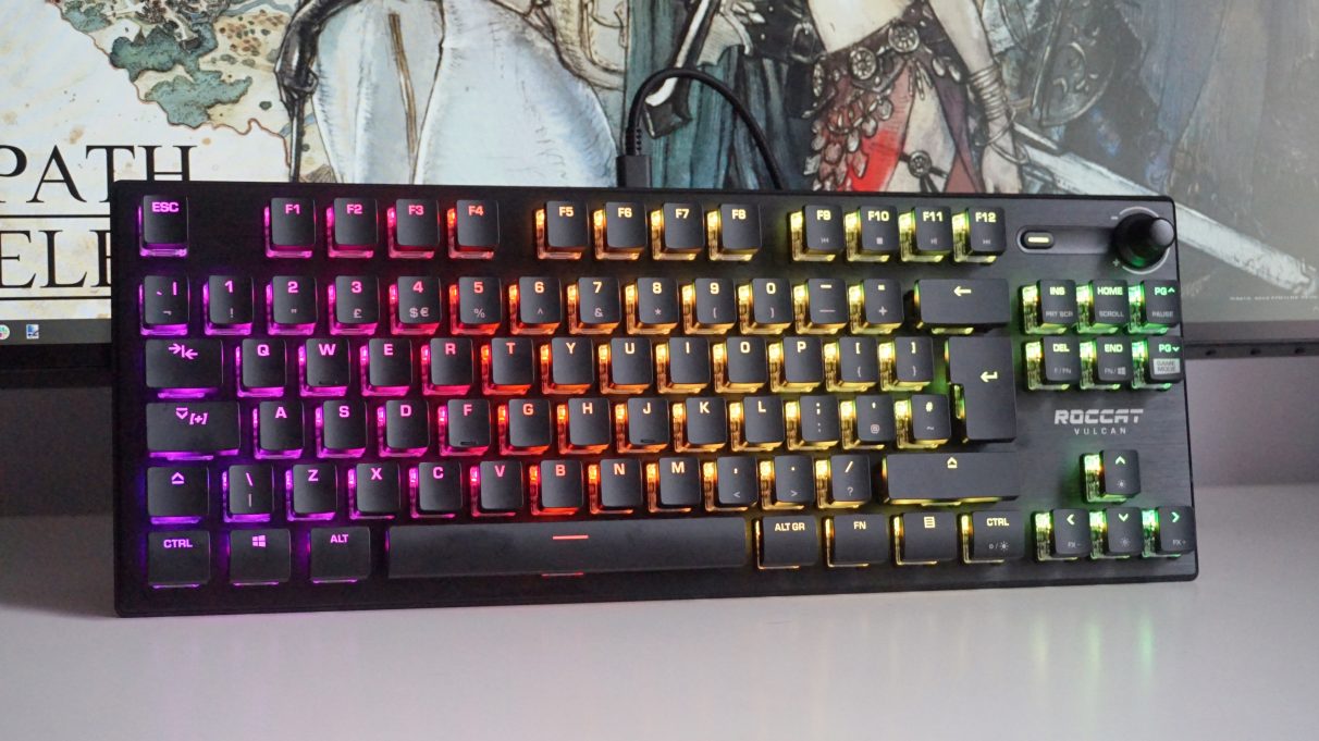 A photo of the Roccat Vulcan Pro TKL.