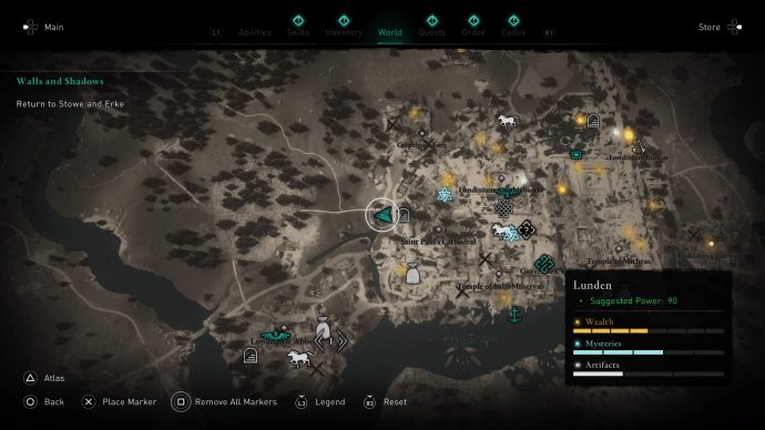 the location of Ysane the musician in Assassin’s Creed Valhalla