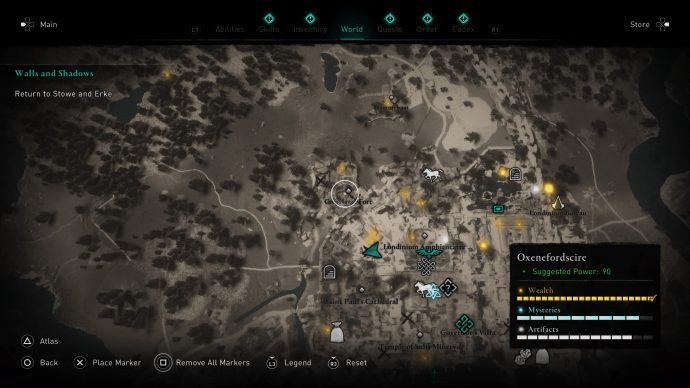 Cynewulf’s location in Assassin’s Creed Valhalla