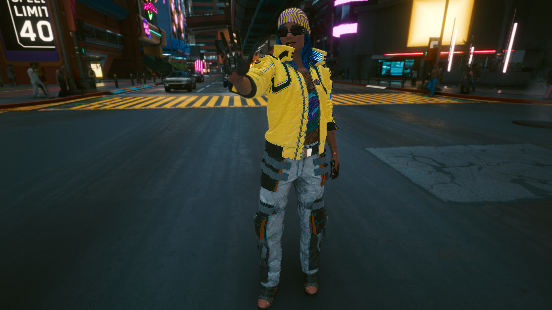 Every single version of V in Cyberpunk 2077 dresses like a drunk toddler - 95