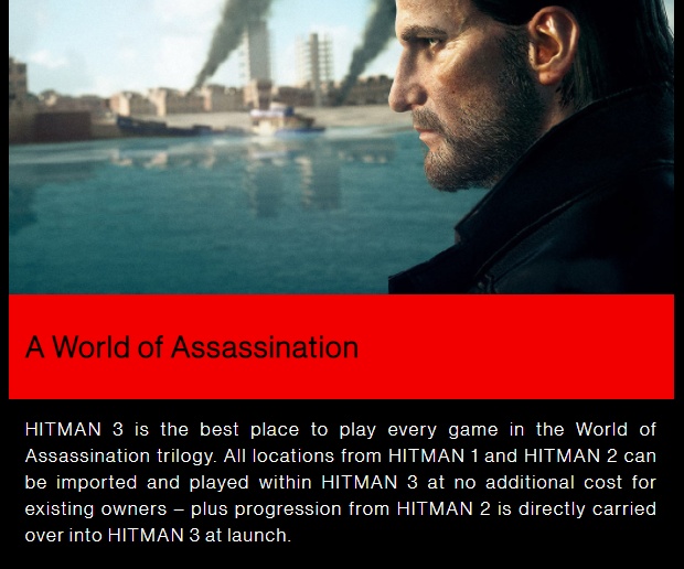 Despite advertising otherwise  players need to re buy Hitman 2 to import its levels to Hitman 3 - 74